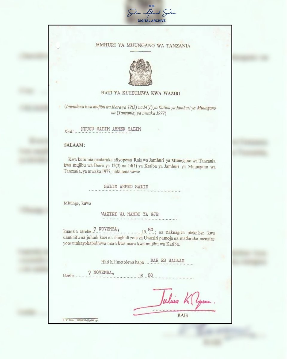 Salim Ahmed Salim Digital Archive tweet media