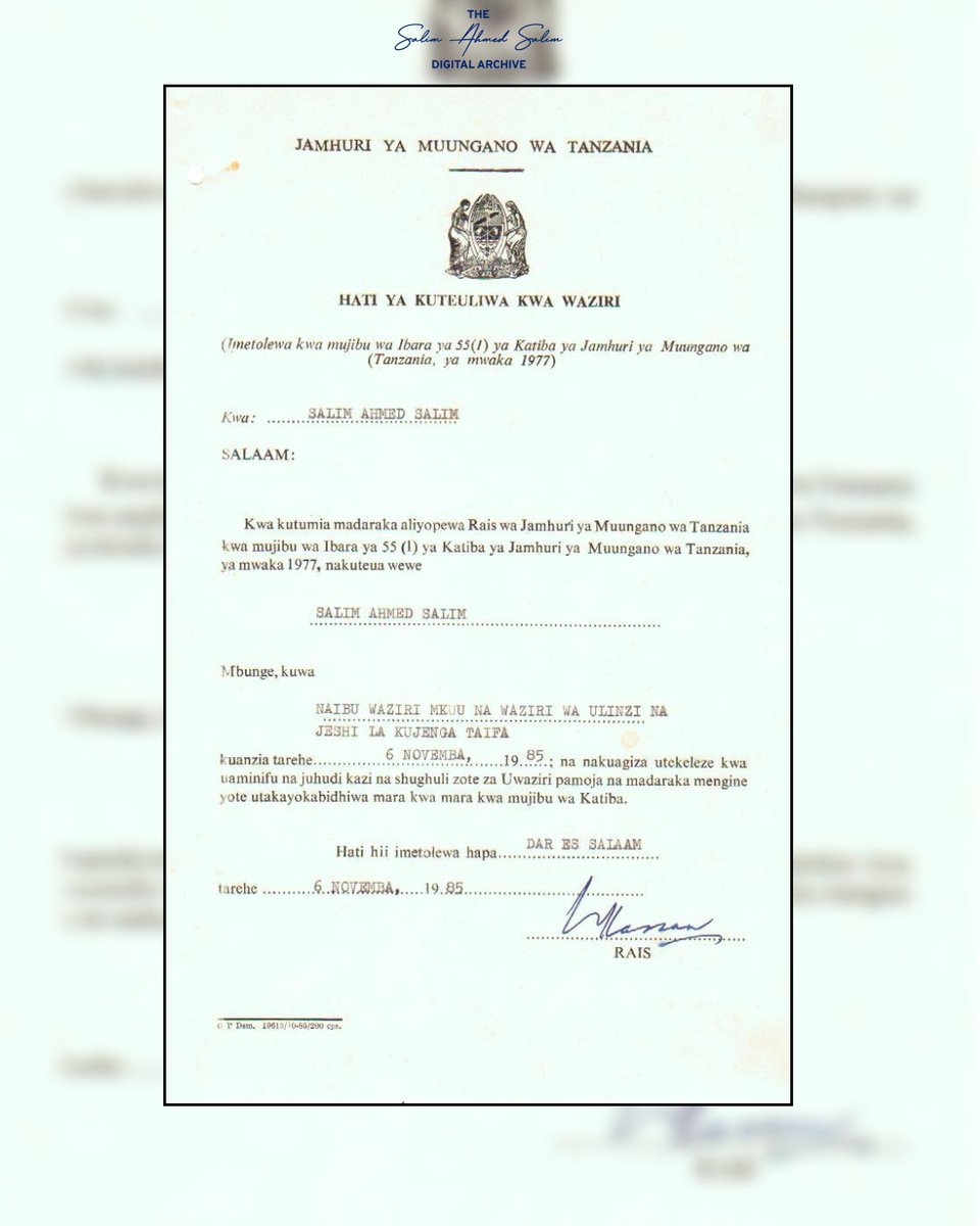 Salim Ahmed Salim Digital Archive tweet media