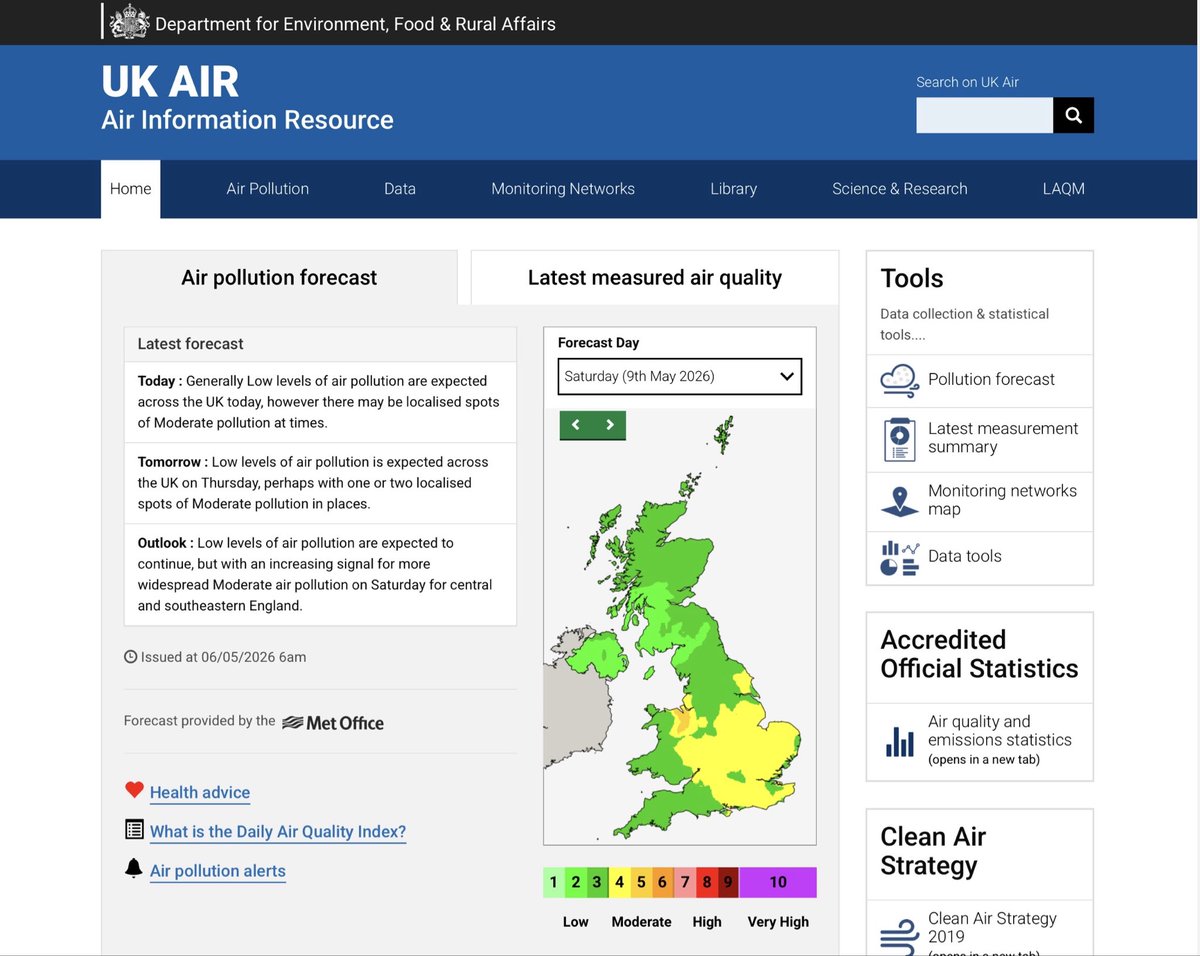 Clean Air in London tweet media