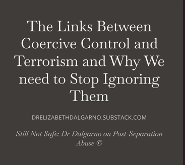 SheraFamily's tweet photo. Terrorism is framed as a public threat, while coercive control (CC) &amp; domestic abuse/violence are treated as private issues.  But ALL terrorism is underpinned by CC - domination and intimidation. As @nazirafzal rightly pointed out, we must act now. https://t.co/tU0i39LYSu https://t.co/9J2B3g14Bm