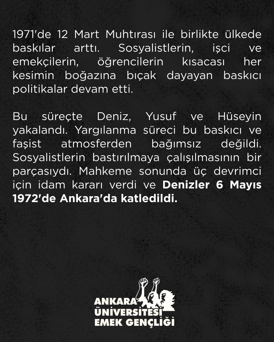 Ankara Üni. Emek Gençliği tweet media