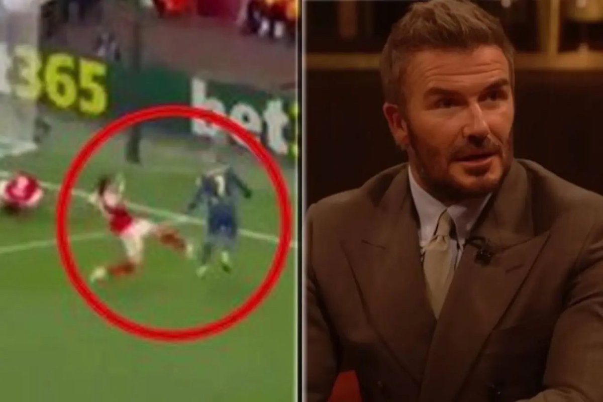 🏴󠁧󠁢󠁥󠁮󠁧󠁿🔴⚪️ David Beckham: "OH MY GOD!! That's not a foul, it's not a foul! This one (Califiori's tackle) is! It was NOT a foul on Gabriel."

[via <a href="/CBSSportsGolazo/">CBS Sports Golazo ⚽️</a>]