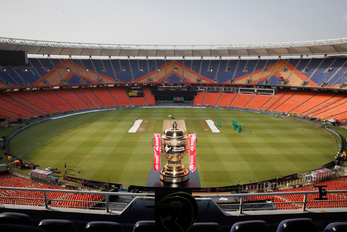 BCCI Announces #TATAIPL 2026 Playoffs Schedule

Qualifier 1: Dharamshala 

Eliminator and Qualifier 2: New Chandigarh 

Narendra Modi Stadium, Ahmedabad to Host Grand Finale 🏟️

#ipl2026 #ipl #Ahmedabad #criccnation