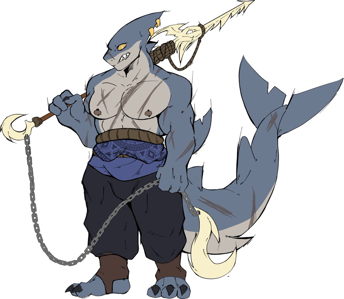 SwellerSilver's tweet photo. Fucking around with a design idea for Korrak

[#art #oc #shark] https://t.co/AD8a00rlW4