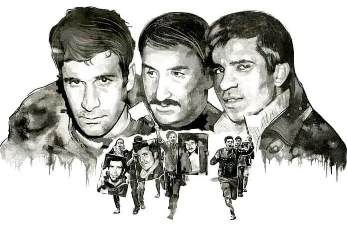 BaddiesAlevi's tweet photo. Hüseyin İnan: 
-Deniz bunlar bizi asacaklar. 
Deniz Gezmiş: 
-Olsun fikrimizi de, gülüşümüzü de asamazlar ya! Sen korkuyor musun Dede ? 
Hüseyin İnan: 
-Biz korkuyu Kerbelâ'da bıraktık Deniz yoldaş.

#6Mayıs1972 https://t.co/HNE5DCCXgb