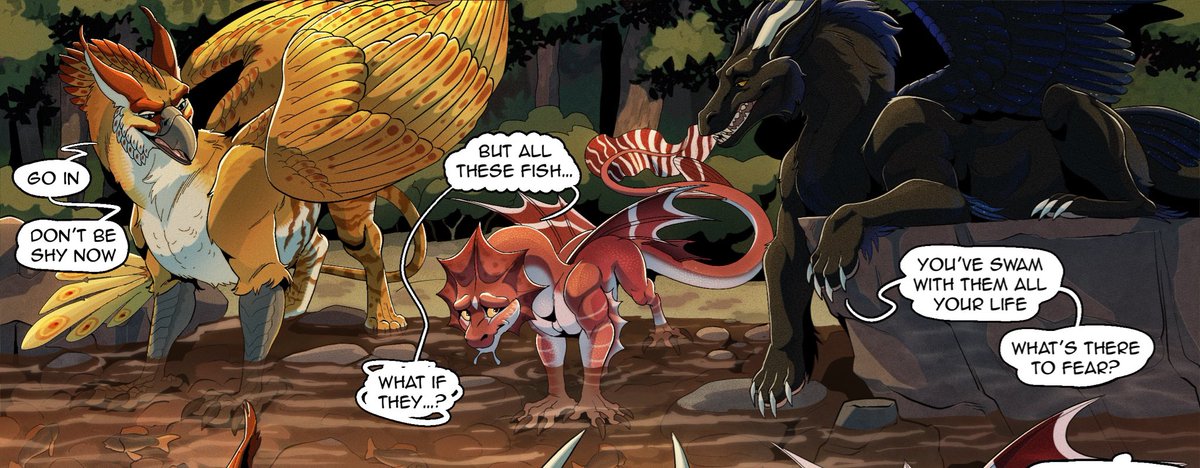 pianii_lesnik's tweet photo. Fishing..?
Full render comic for Siranor, Nulkurrak and @jualmi2002 https://t.co/0sAjBeMCUt