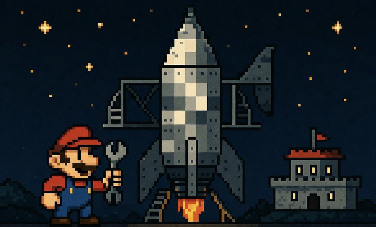 Pixel Mario Coin tweet media
