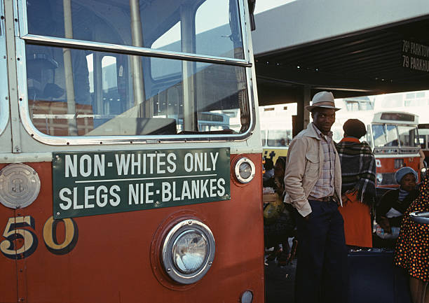 HistorySAZAR's tweet photo. "Non Whites Only" bus, South Africa, August 1980. Credit: William Campbell/Sygma https://t.co/7DWMmFGOhS