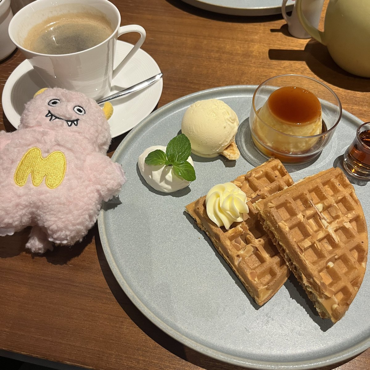 happyachu's tweet photo. 着いたー🙌
で、おちゃ☕️
満腹🍴🐷💓
#マルシィ
#Flaver https://t.co/yaeA5hmfjj