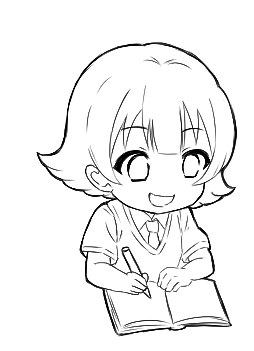 先月のタグに今更投稿で恐縮ですが娘が皆様の絵を塗らせていただいてるのに私が何も出さないのも申し訳ないので…！🙏

娘が小学生になったので茜ちゃんと一緒にお勉強できるようにと思い簡単に描いたものですが良ければご自由にお塗り下さい

この後自分でも塗ります♡

#アイマス塗り絵 #野々原茜