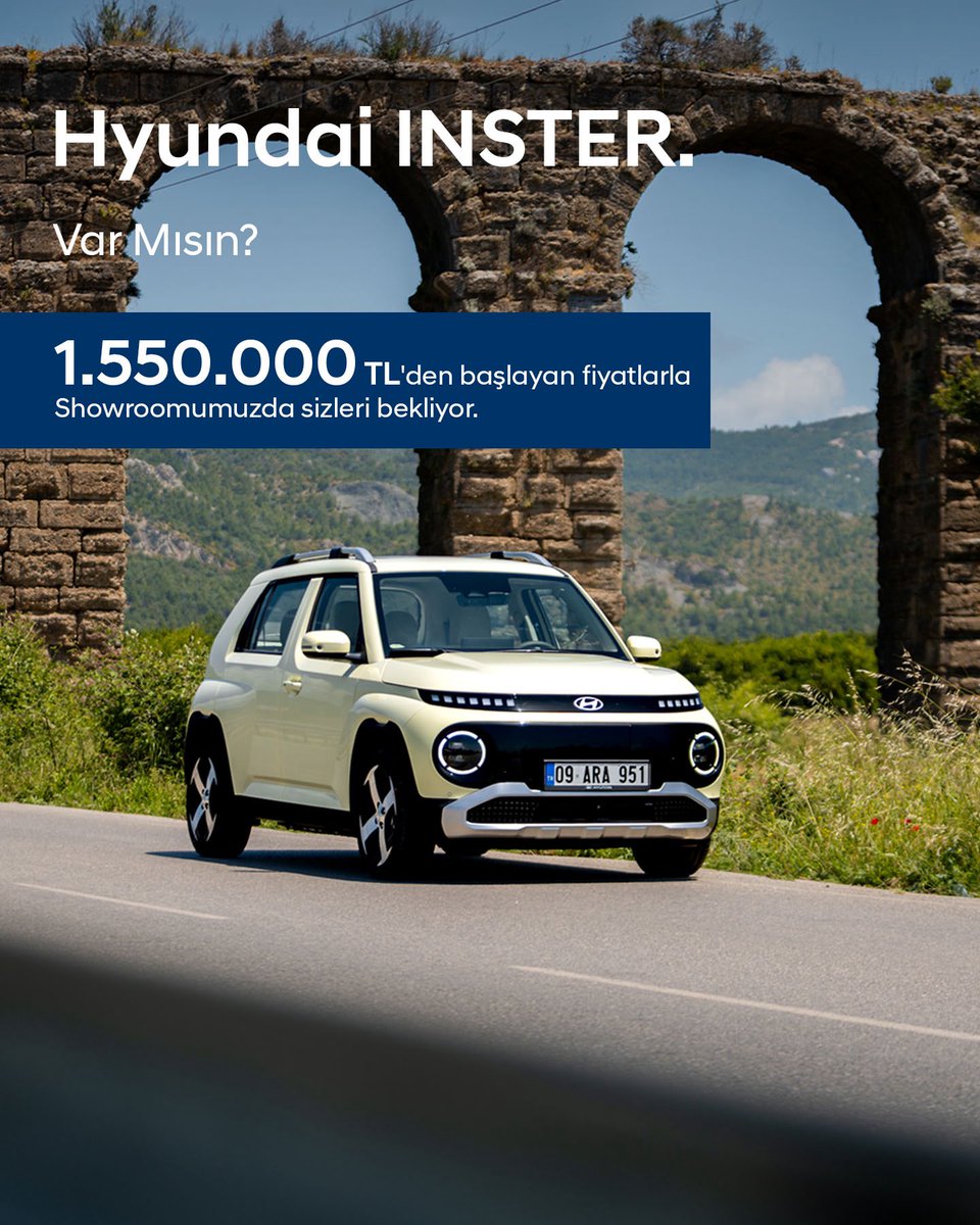 HyundaiMar's tweet photo. Hyundai INSTER, mayıs ayına özel; 1.550.000 TL’den başlayan fiyatlarla, Hyundai Mar’da sizi bekliyor.
Detaylı bilgi için👇
📞 0 (216) 311 20 18
💻 https://t.co/LCFYUpYk8Y
#MarGrup #Hyundai #HyundaiMar #HyundaiINSTER #INSTER https://t.co/MPdwEk97ze