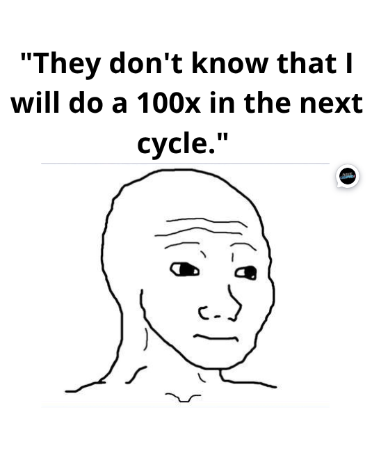 PuenteCripto's tweet photo. Wojak lo intentó, falló, lo volvió a intentar, y esta vez... quién sabe, tal vez sea el 100x más improbable del mundo. . o el más obvio no?. . 
ethereum:0x8de39b057cc6522230ab19c0205080a8663331ef https://t.co/oSV3gNHYha