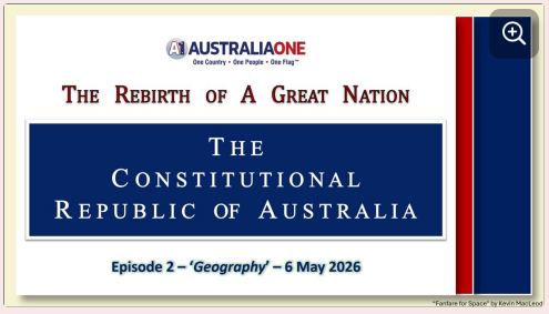 RealLTCRicBosi's tweet photo. 🚨The Rebirth of A Great Nation - Episode 2: Geography🚨
6 May 2026, 8:00pm AEST

https://t.co/YCDhARHCdD https://t.co/Lkn3ppFtZ8