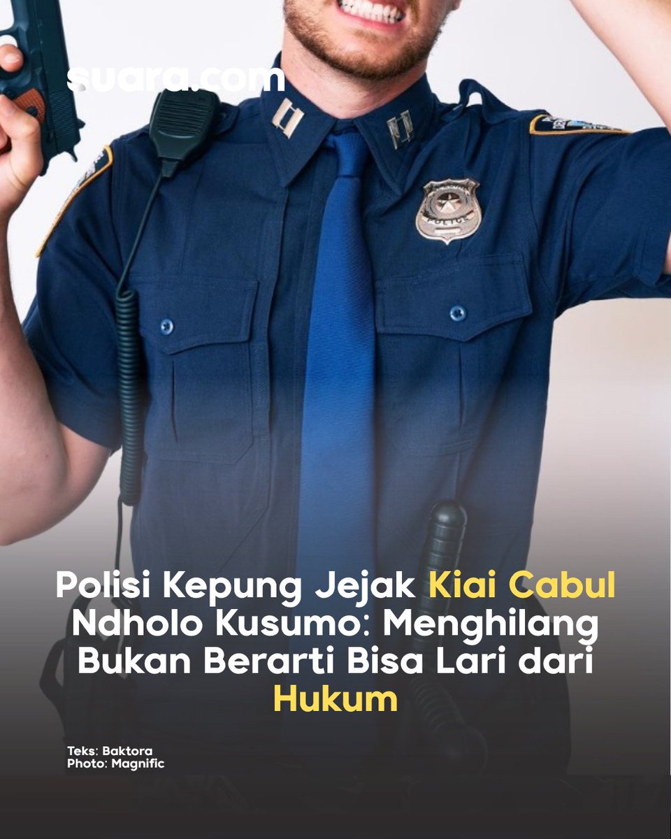 suaradotcom's tweet photo. Jika memang merasa benar, mengapa harus lari? Polisi kini memburu Ashari yang mendadak hilang setelah jejak bejatnya terungkap.

Baca selengkapnya: https://t.co/qC2aZ6ZOUk

#kiai #ashari #ponpespati #diburupolisi #menghilang BM https://t.co/CLqKBcEyG3