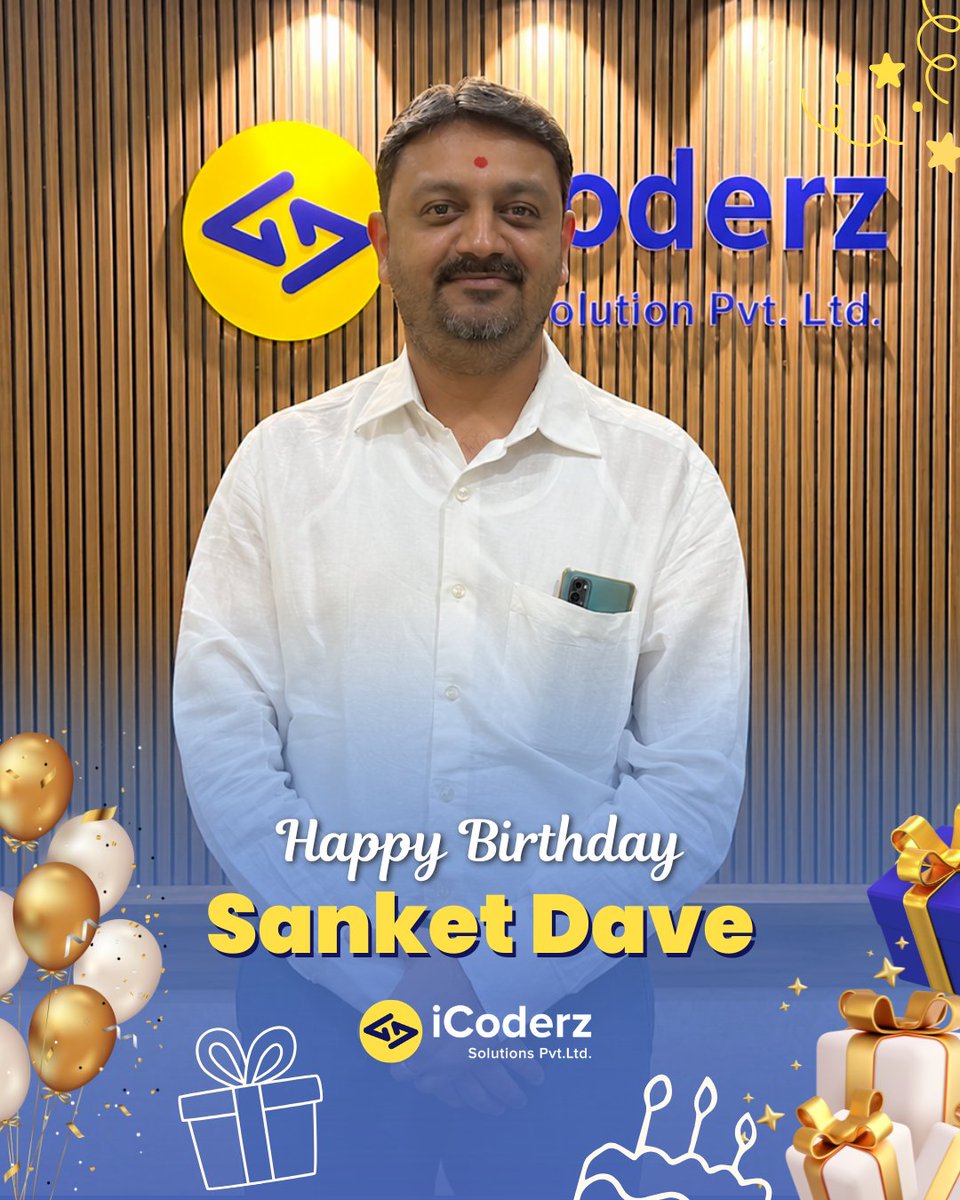 iCoderzinfo's tweet photo. Happy Birthday, Sanket Dave !

Your strategic vision and drive play a key role in shaping growth and innovation.

Here’s to another year of success and achievements ahead. 🚀

#HappyBirthdaySanketDave #LeadershipGoals #Entrepreneurship #VisionaryLeader #WorkCulture https://t.co/OMHIigr93d