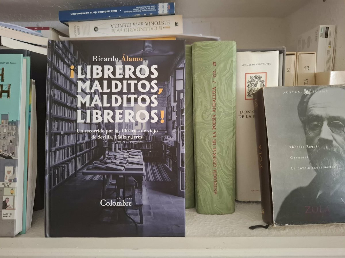 e_elemar's tweet photo. Hoy reseñor "¡Libreros malditos, malditos libreros! Un recorrido por las librerías de viejo de Sevilla, Cádiz y Jerez", de @alamogonzalezricardo y publicado en Ediciones Colombre. Pasen y lean: https://t.co/km7XkHbtuI.
#reseñasdelibros #librerías #libreros #libreríasdeviejo https://t.co/mOoBMJZFdd