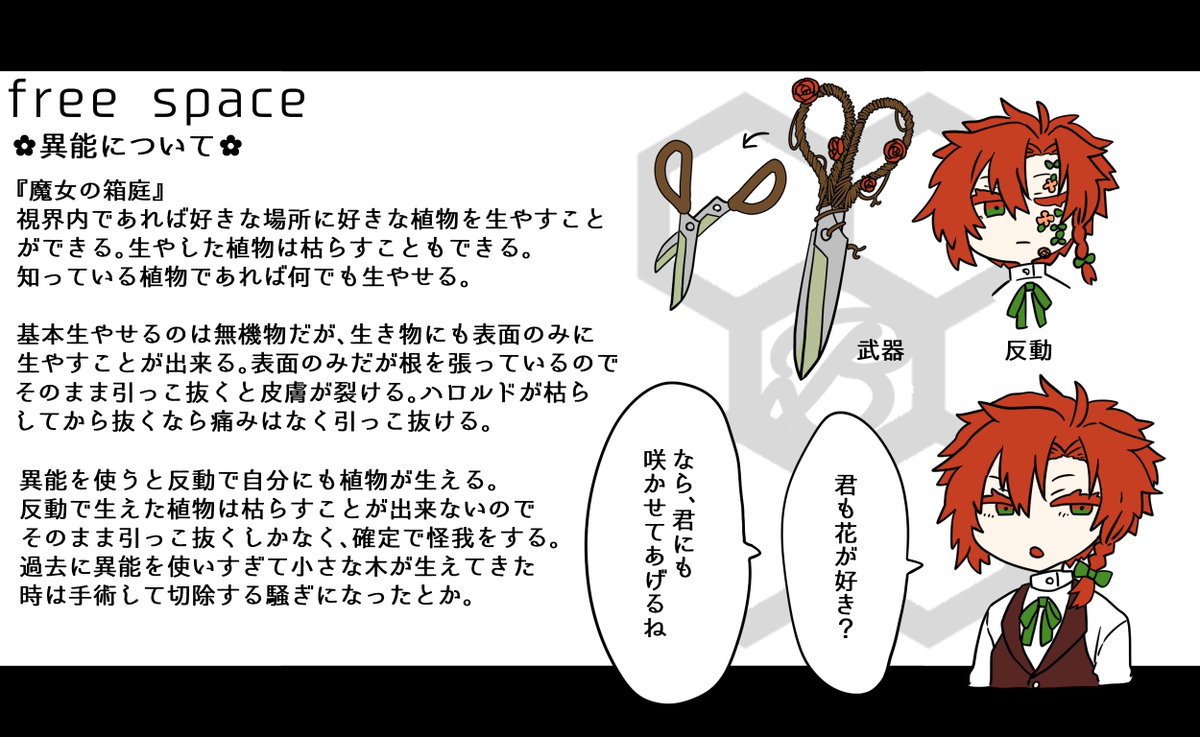 tirmotinoki's tweet photo. @C_H_TL 
7人目失礼いたします！双子の弟の方です。
有難いことに事前関係いくつかいただいております！相変わらずのんびり交流になりますが遊んでくださると嬉しいです！よろしくお願いします～！
#C_H_CS
#C_H_隊員
#C_H_防衛部隊 https://t.co/X4002hsiIU