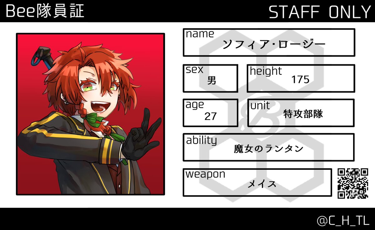 tirmotinoki's tweet photo. @C_H_TL 
8人目失礼します！双子の兄の方です。
事前に片想われ関係とストッパー関係いただいております！こちらものんびり交流になりますが遊んでくださると嬉しいです～！よろしくお願いします！
#C_H_CS
#C_H_隊員
#C_H_特攻部隊 https://t.co/pfabv6oKRs