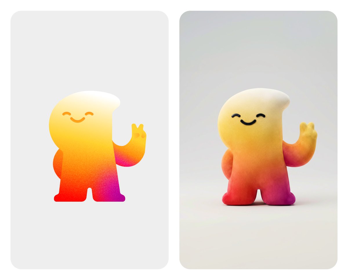 adriankuleszo's tweet photo. Vector → 3D visuals with AI ✨

The fact that you can go from a flat illustration to this level of quality this fast is insane.

This kind of thing used to be a separate project with a separate budget.

Now it's part of the branding exploration. https://t.co/FxDxL6O2oV