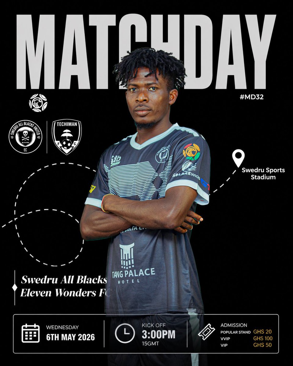 allblacksufc_45's tweet photo. Matchday

🆚 Eleven Wonders FC
⚪️⚫️ #𝐓𝐡𝐞𝐁𝐥𝐚𝐜𝐤𝐌𝐚𝐠𝐢𝐜𝐢𝐚𝐧𝐬 https://t.co/skonkuqFa7