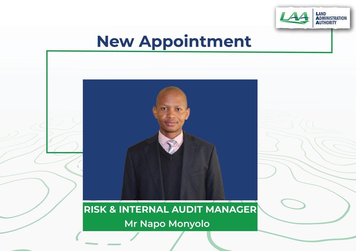 LANDauthority's tweet photo. Each day at your new job is a blank canvas; paint it with your talents.  Welcome to Setsi sa Tsamaiso le Ngoliso ea Mobu bo ntate, mohoma temeng. https://t.co/VDIrsn1gxn
