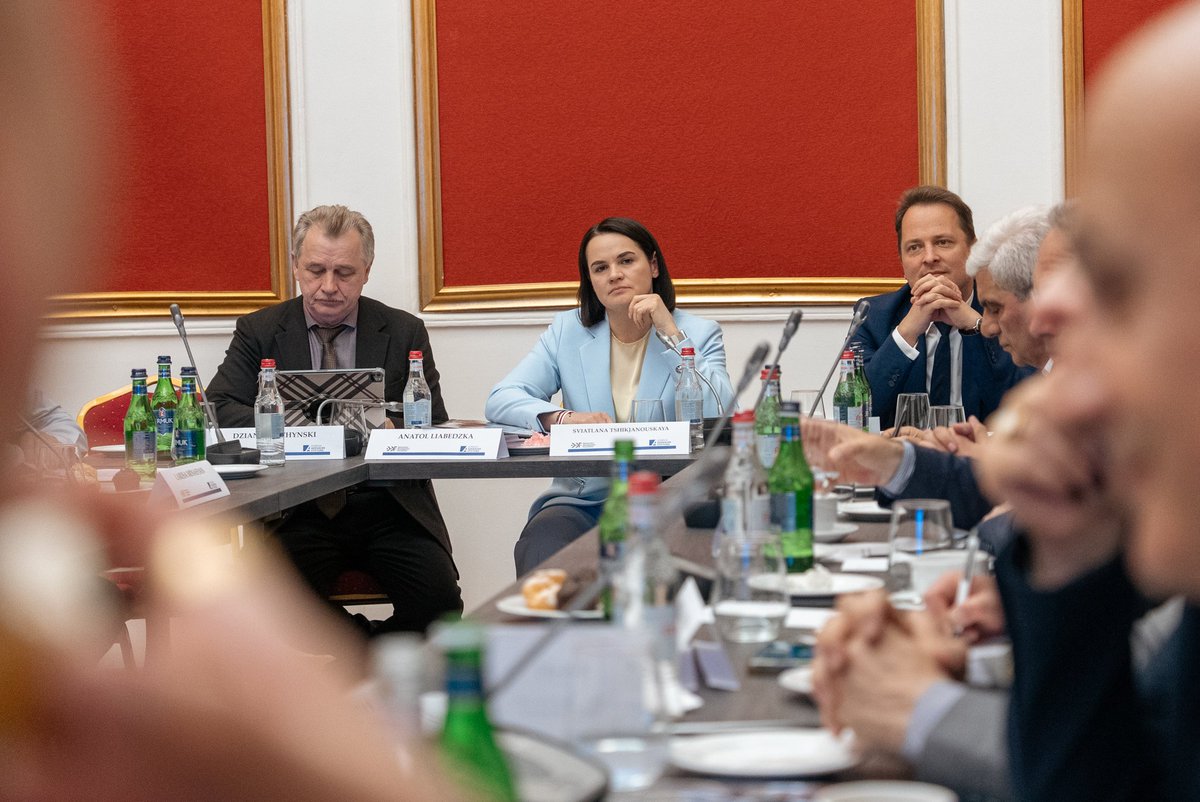 StyopaS's tweet photo. An important and great conversation with Svetlana Tikhanovskaya, the elected President of Belarus. https://t.co/ljSnQ2VClr