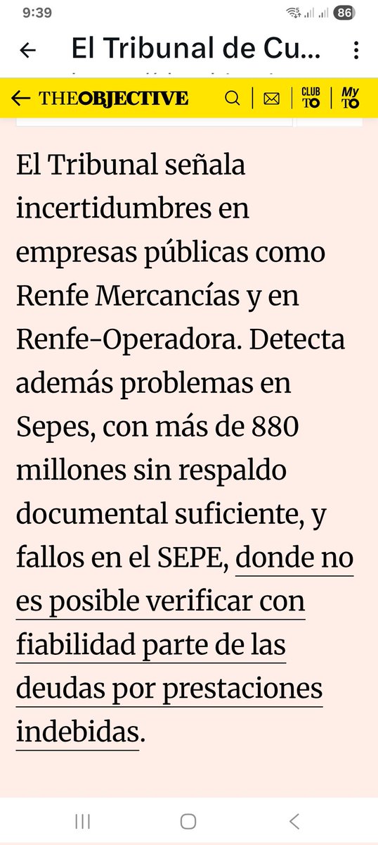 carolfanucci1's tweet photo. @TheObjective_es @CongresoEscucha @_enriquemorales Lo de los ERE sera una minuncia 
Al lado de lo que esta pasando a nivel de Estado central https://t.co/IdAOd33N5N