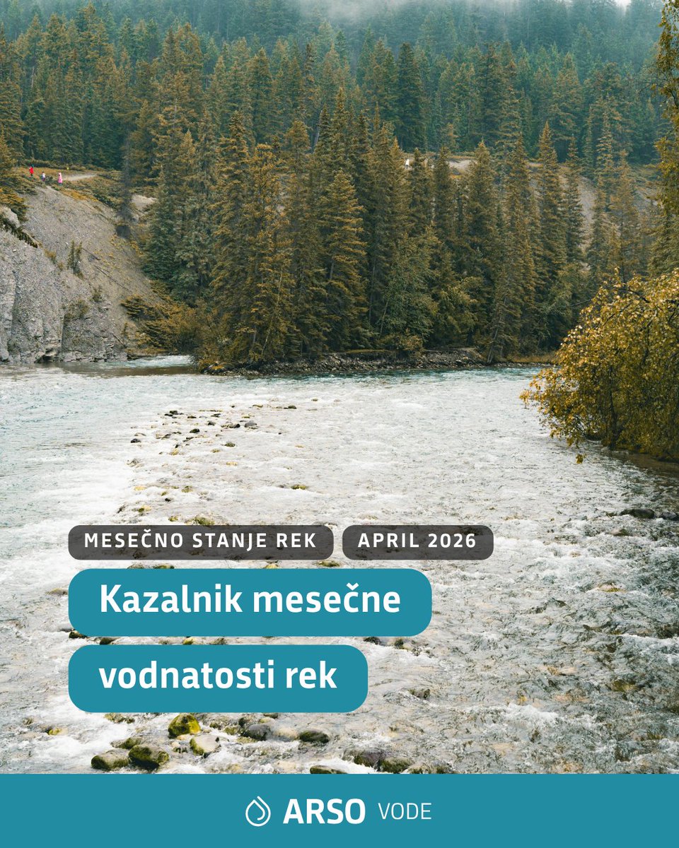 ARSO vode tweet media
