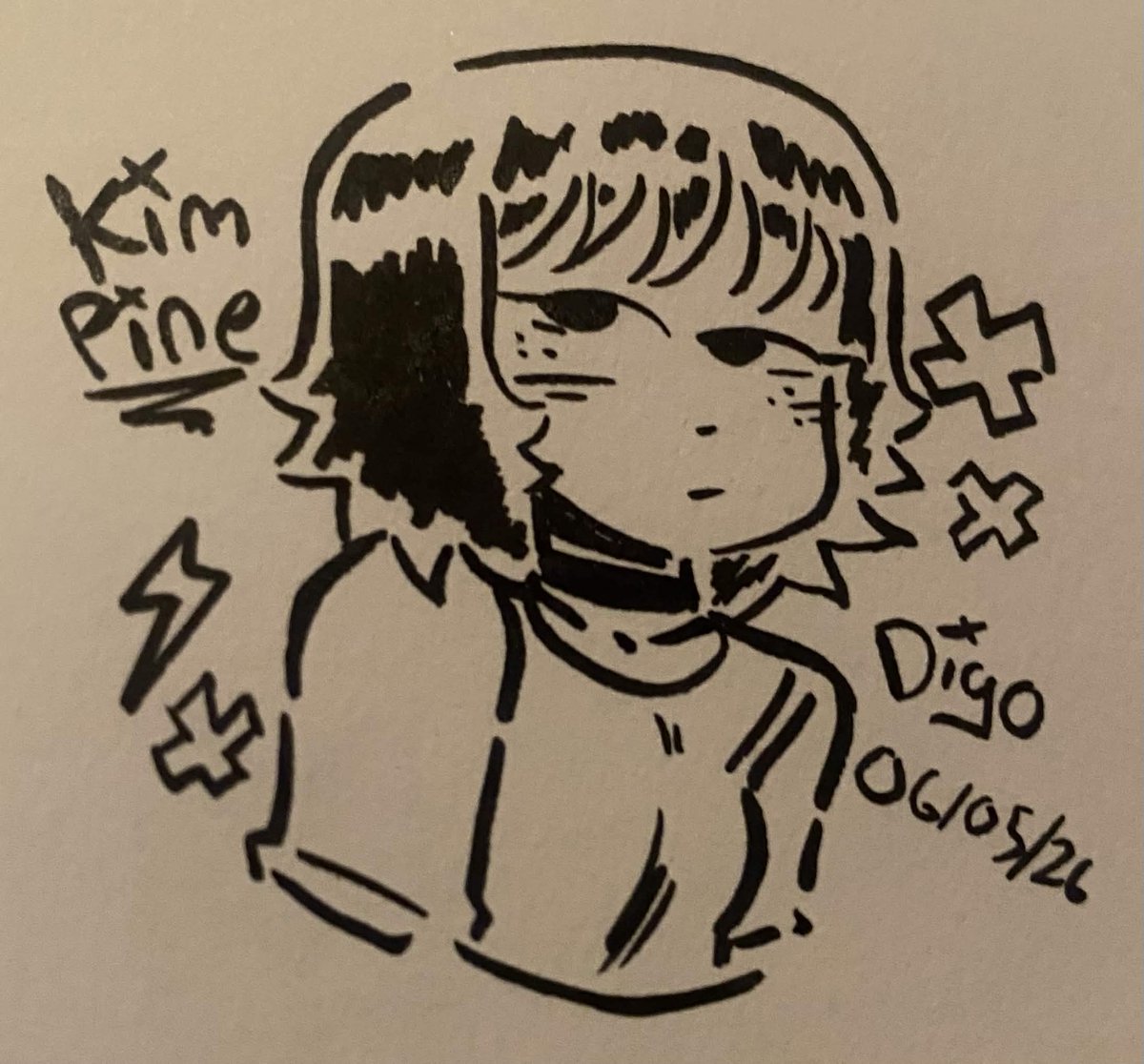 Was doodling Kim Pine today and remembered she has freckles. I forgot to include them in my last drawing
#scottpilgrim