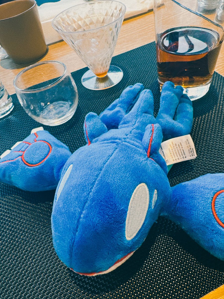 trpgko's tweet photo. ポケモンぬい手に入れました！！！！
カイオーガは目が合ったと思ったら買ってた https://t.co/RIADf2KqVh