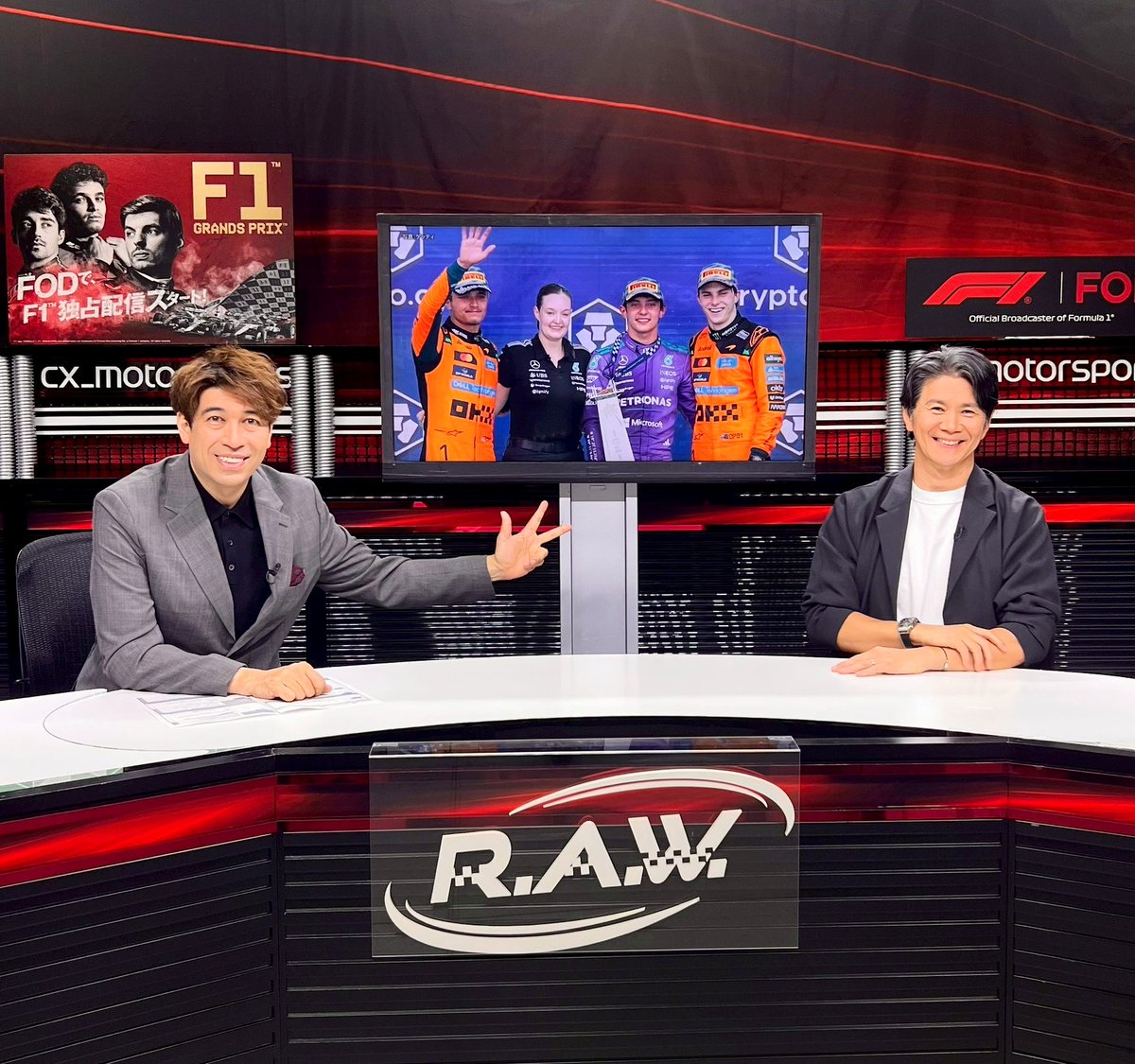 shinjinakano24's tweet photo. 今夜の #F1RAW は #MiamiGP  レビューです！  ブレーク後の勢力図の変化は？！ あのシーンも深掘りです。 是非ご視聴ください！ @cx_motorsports  @fujitvplus https://t.co/YwEJ1RjAwj