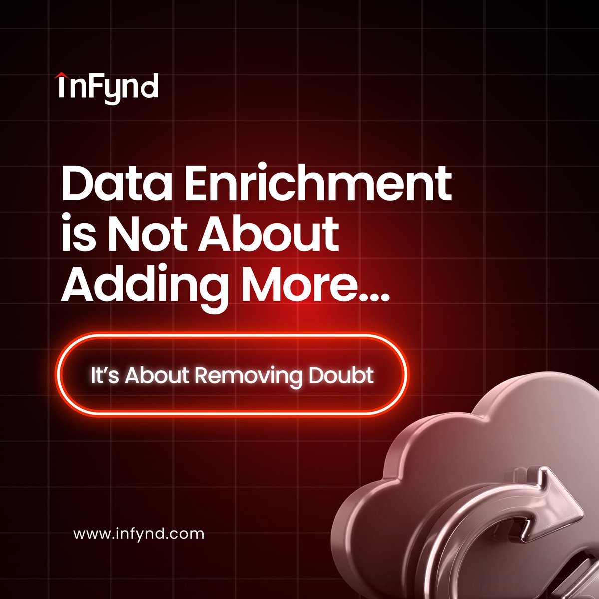 infynd_data's tweet photo. Enrichment isn’t about adding fields.
It’s about removing doubt.

Right contact?
Relevant company?
Right time?

When doubt slows decisions, execution drops.
InFynd makes every record actionable, because speed in B2B comes from clarity, not urgency.

https://t.co/7ANmdlYbGl

#Data https://t.co/3eXBZn2ds0