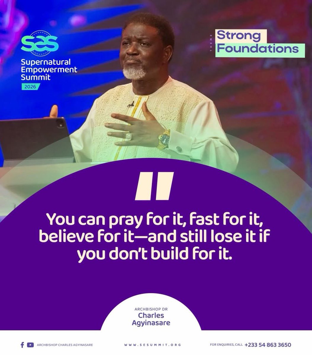 Cagyinasare's tweet photo. Do you have a #strongfoundation to hold the breakthrough ? https://t.co/ACeo8UmdEE