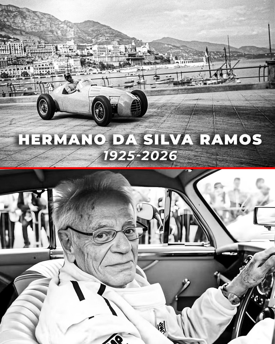 Hermano da Silva Ramos, who was the oldest living F1 driver and Brazil's third ever participant, has passed away at the age of 100. RIP 🙏🇧🇷
