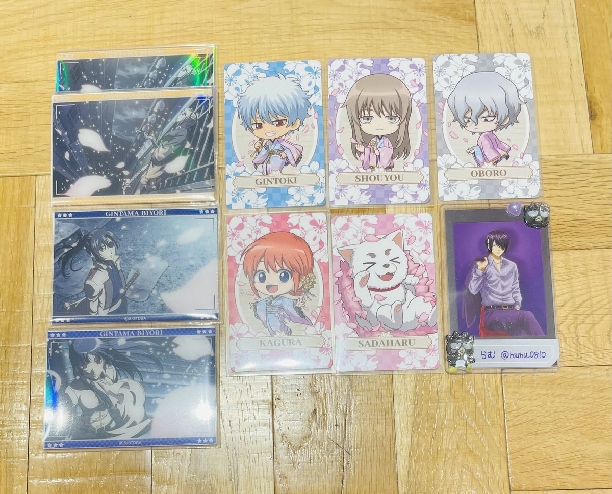 交換>銀魂 銀魂日和 HANA・BIYORI ハナビヨリ 缶バッジ SAKURAアクリル
