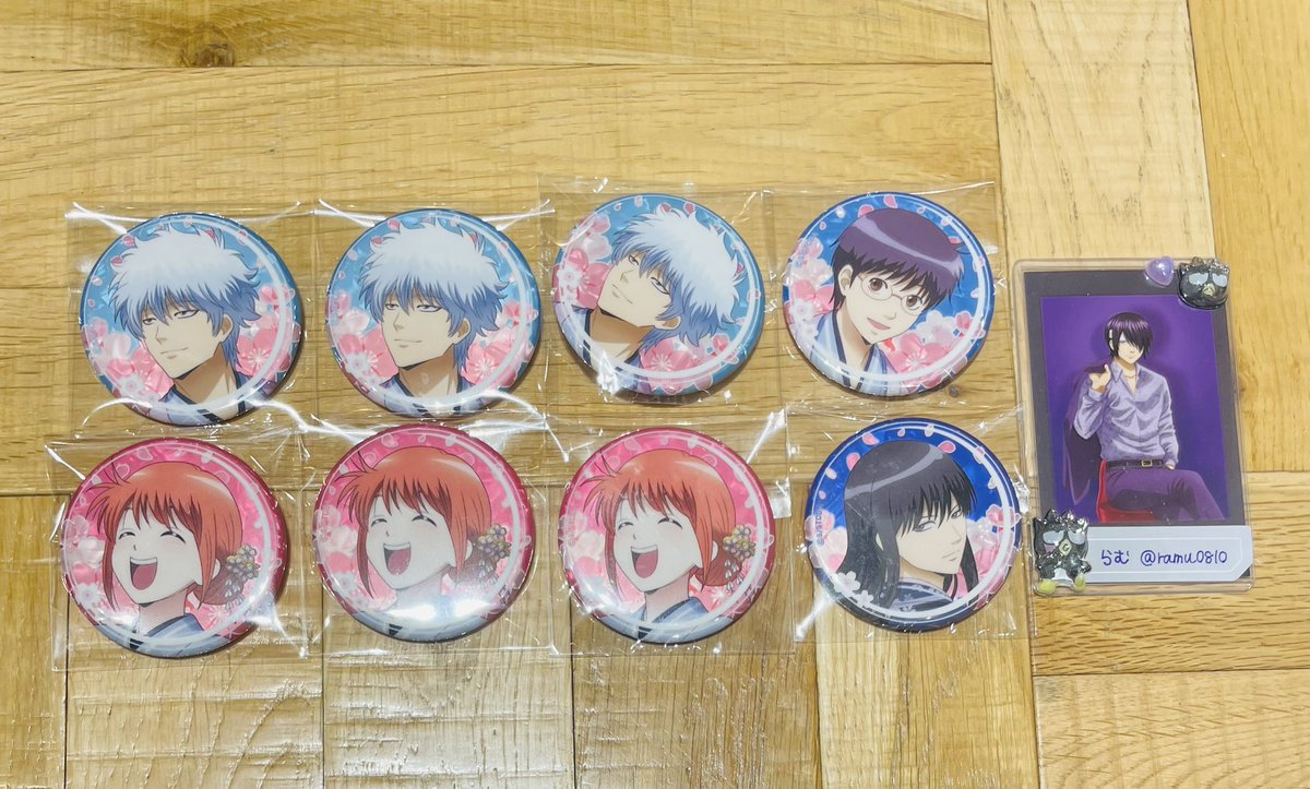 銀魂 HANA・BIYORI 銀魂日和 缶バッジ アクリルカード 特典 神楽 交換>銀魂 銀魂日和 HANA・BIYORI ハナビヨリ 缶バッジ SAKURAアクリル