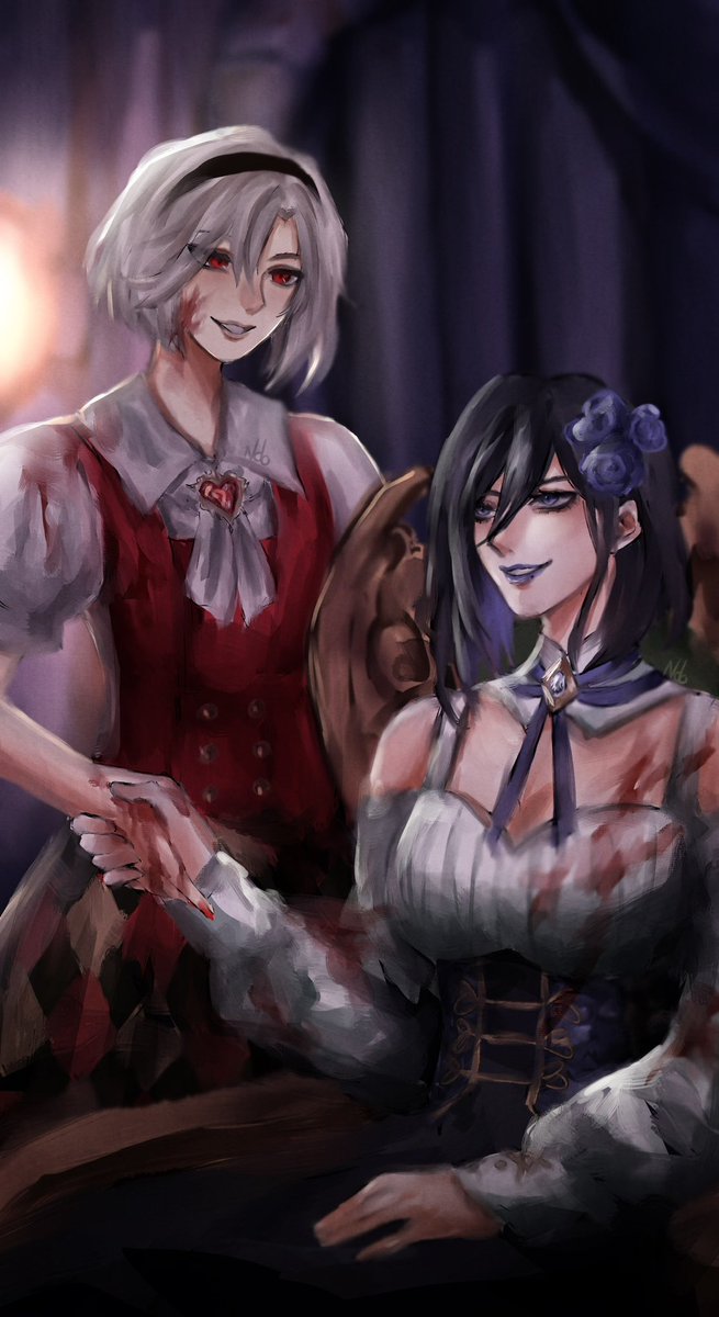 SuspiciousAndou's tweet photo. CG Redraw 🙋‍♂️➡️💁‍♀️ #イケヴィラFA #ikevil https://t.co/OmljakTvOK