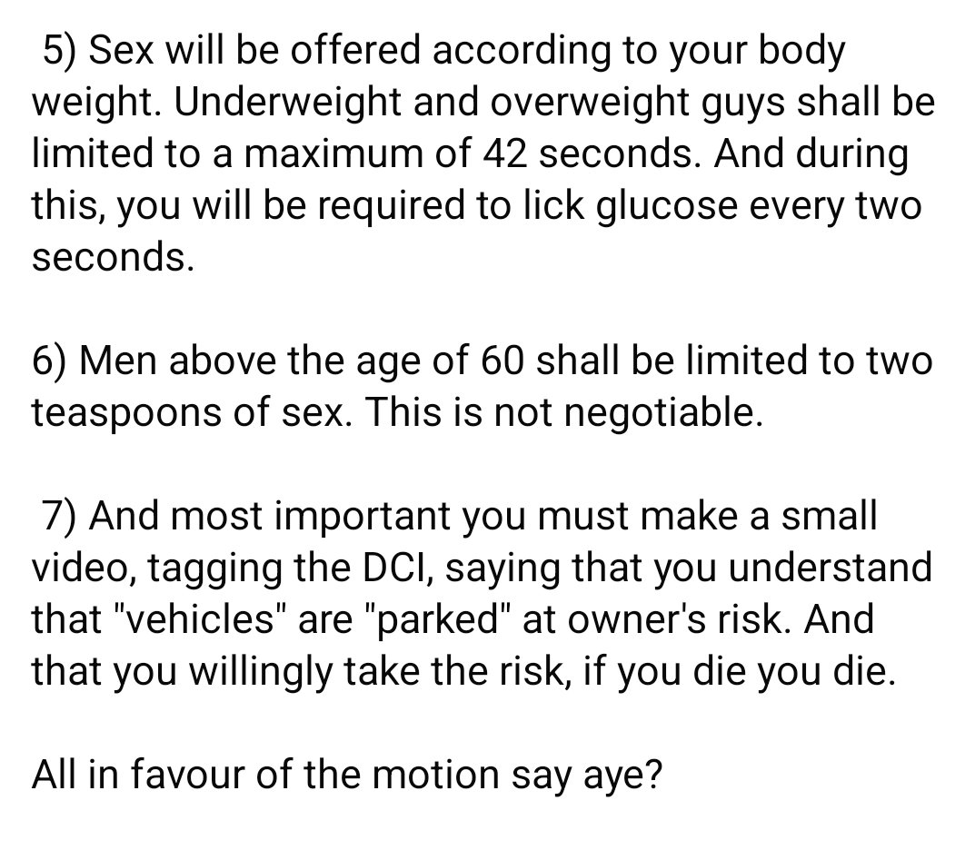 asknyaora's tweet photo. Men dying in the line of duty is fast becoming disturbingly routine.

A moment of restraint might be wiser than rushing to prove one’s coital wherewithal. 

Here is your recipe before aligning on horizontal integration. https://t.co/Xhngd5b8VX