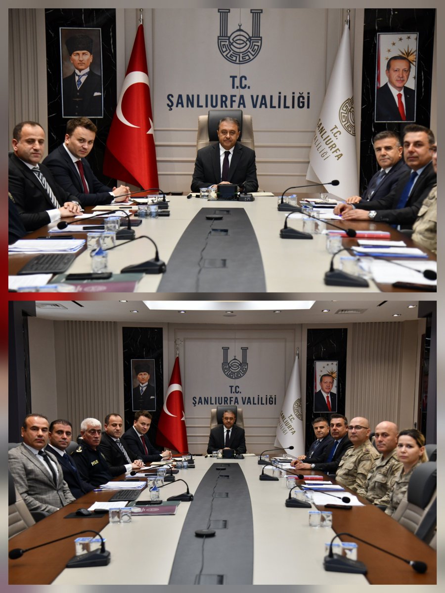 UrfaValiligi's tweet photo. Okul Güvenliği İl Yürütme Kurulu Toplantısı Vali @hasansildak başkanlığında gerçekleştirildi. https://t.co/O5KdB3zODA