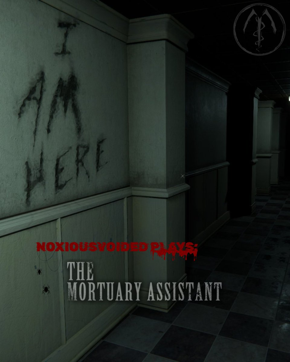noxiousvoided's tweet photo. 🔴 going live with my first ever playthrough of The Mortuary Assistant

i hate horror games but apparently making bad decisions publicly is character building.

come watch me get emotionally damaged 🖤
https://t.co/lbczkU2XB9
#TheMortuaryAssistant #HorrorGaming  #SmallStreamer https://t.co/jkT2UN6tT2