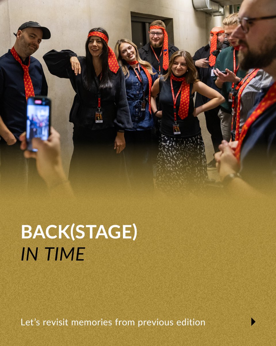 CamerimageFest's tweet photo. The magic of CAMERIMAGE is in the quiet conversations, the exchange of experiences, and the unique energy of the festival backstage
Can you spot any familiar faces in today’s gallery?

Photos by Witek Szydłowski https://t.co/hkZYc7MOXF