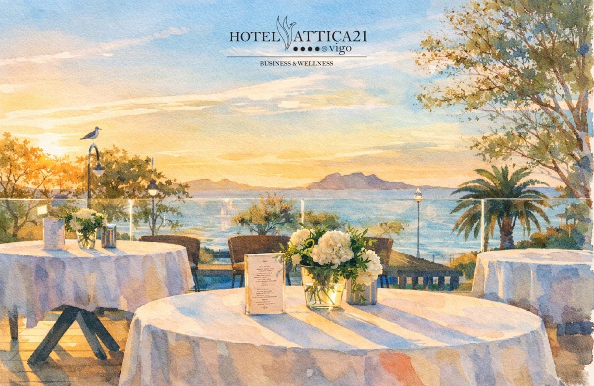 Attica21Hotels's tweet photo. Arte y experiencia ✨ En #Attica21Vigo introducimos unas nuevas tarjetas con ilustraciones en acuarela, creadas para acompañar la estancia de nuestros huéspedes y aportar una mirada más sensible y cercana a cada espacio.

Pequeños detalles que hablan de nuestro entorno y calma. https://t.co/WzZHWeAx0d