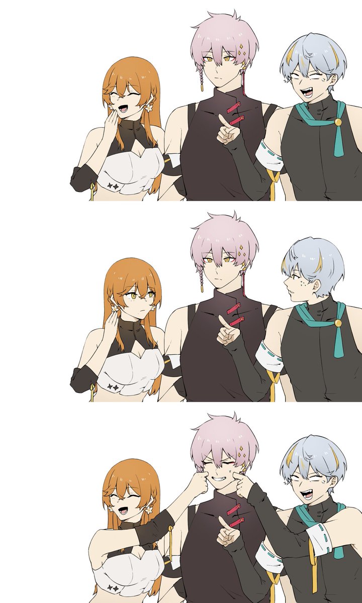 WiNART_13's tweet photo. Duo trio (OC) https://t.co/eE4MFhDclQ