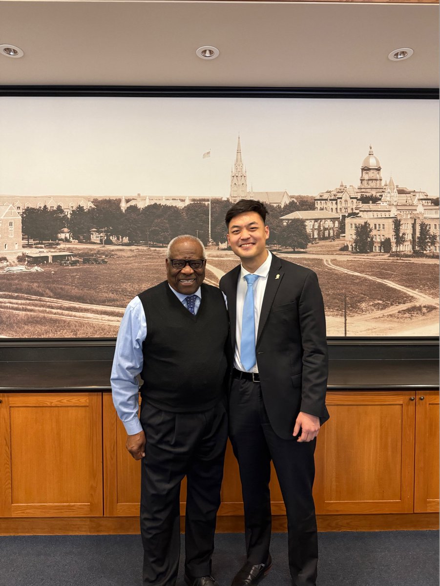_jimmymurphy's tweet photo. The 2nd-longest serving Justice, and the greatest living American. 

Describing Justice Thomas, in my own words, would be wholly insufficient. Instead, read what Prof. Nicole Garnett (and former CT clerk), wrote in @HarvardJLPP 🇺🇸⬇️

https://t.co/9oxGcOILXa https://t.co/rdOWeyCkN4