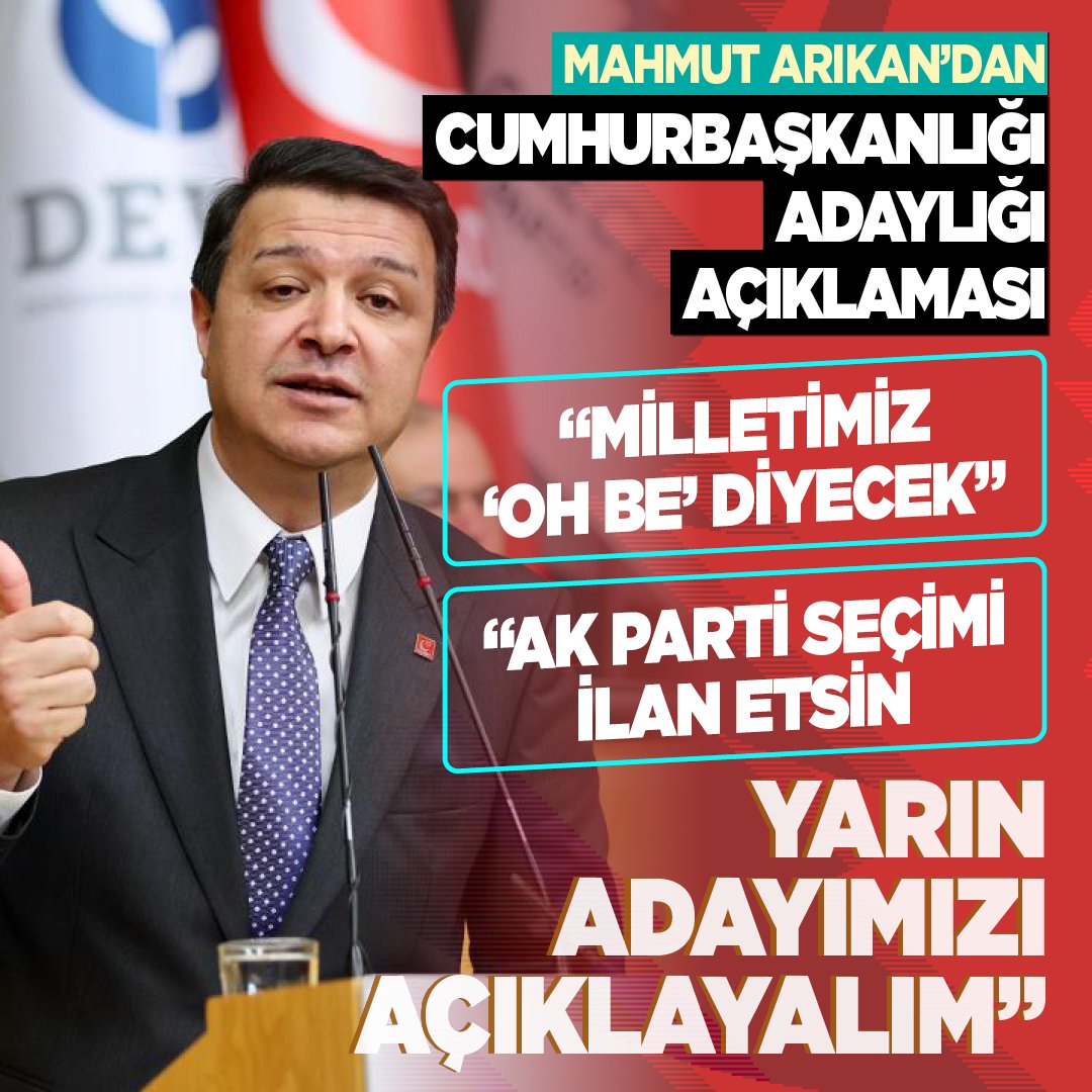 milligazetecom's tweet photo. 💥Meclis grup toplantısında konuşan Saadet Partisi Genel Başkanı Arıkan, gündem olan “adayımız hazır” sözleri ile ilgili konuştu. Arıkan, “86 milyonun derin bir nefes alacağı bir Türkiye kuracağız. Milletimiz ‘oh be’ diyecek” dedi. Gazetecilerin aday ismi ile ilgili sorusunu da cevaplayan Arıkan, “AK Parti erken seçim ilan etsin, tarihi açıklasın, biz de yarın adayımızı açıklarız” ifadelerini kullandı.