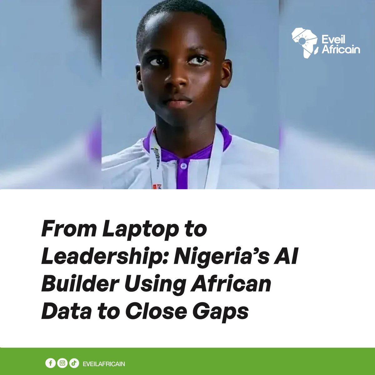 Eveil_africain's tweet photo. From Laptop to Leadership: Nigeria’s AI Builder Using African Data to Close Gaps

At just 17 years old, Okechukwu Nwaozor embodies the new generation of African talent who are disrupting the established norms of innovation. A self-taught programmer, he founded OkeyMeta at the age of 15, a platform specializing in language models and generative AI. His flagship product, OkeyAI, stands out for its ability to process text, images, and code, while automating complex digital tasks via APIs. 

Designed for developers and businesses, his solution allows users to create chatbots, virtual assistants, and analytical tools without building a model from scratch. This technical feat positions the young Nigerian among the most promising talents on the continent.

But behind this achievement lies a crucial question: what should African AI be used for? In the Nigerian market, foreign solutions are often used due to their power and accessibility. Replicating similar generalist models risks limiting the impact of local initiatives, which will quickly be overwhelmed by fierce global competition.

The challenge is therefore not only technological, but strategic. Africa must direct its innovations towards solutions rooted in its realities: anticipating floods, optimizing agricultural yields, improving access to healthcare, and developing AI in local languages. An AI capable of understanding the daily life of a farmer or a rural trader will have a far greater impact than a simple clone of a global model.

Okechukwu Nwaozor's career demonstrates that the talent is indeed there. The challenge now is to transform this technical excellence into a lever for technological independence by creating useful, inclusive, and profoundly African artificial intelligence.