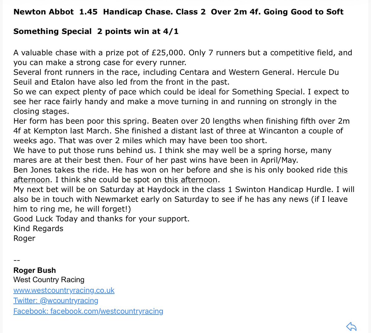 West Country Racing tweet media
