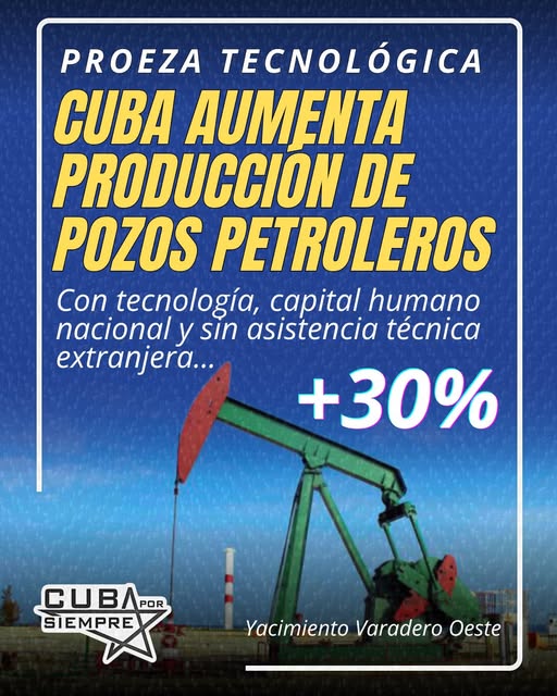 uebdtccij's tweet photo. 🇨🇺🏗️Técnicos de #CUPET culminaron exitosamente una compleja operación de intervención en los pozos horizontales 101 y 102 del yacimiento Varadero Oeste, uno de los más importantes del país...
_ Cuba X Siempre _
#PetrolerosPorCuba #Cuba https://t.co/yCAfdsCaBx