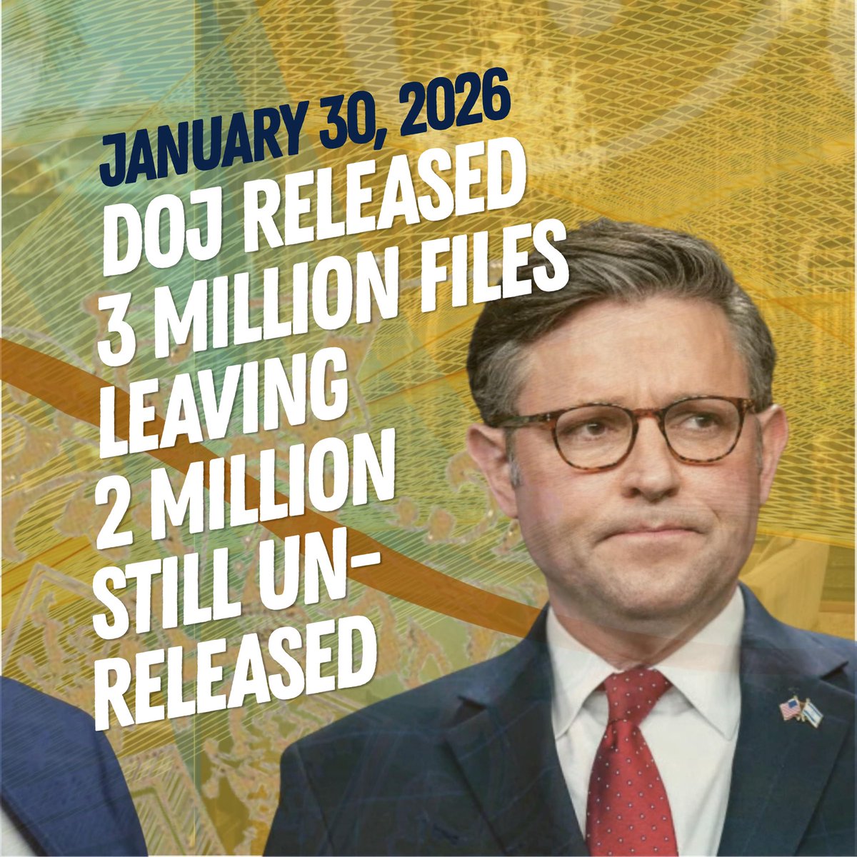 January 30th, 2026: DOJ released 3 million files leaving 2 million still unreleased.