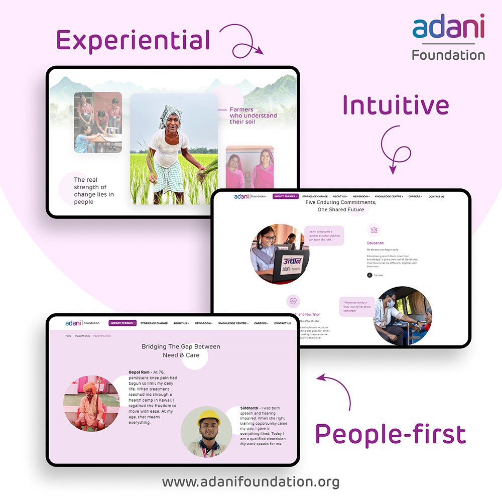 Adani Foundation tweet media
